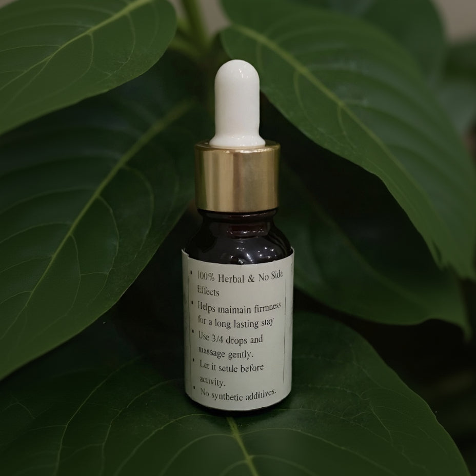 Tila-e-Nawabi herbal oil by Mr Organics for men’s vitality and stamina support, organic plant-based formula in premium packaging.